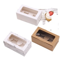 Nouvelle boîte à tartelettes en carton blanc Pulida 2026, vente en gros, 6 pièces, emballage jetable, boîte à pâtisserie