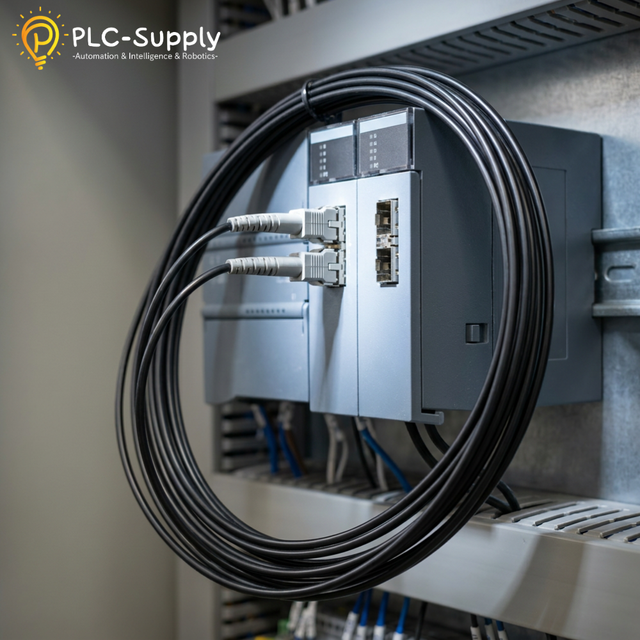3BSC950107R2 TK811V050 Duplex Plastic Optical Fiber Cable 5m Latching Connector Industrial PLC-Supply Box Unit