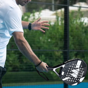 Venta al por mayor, pala <span class=keywords><strong>de</strong></span> Pádel <span class=keywords><strong>de</strong></span> fibra <span class=keywords><strong>de</strong></span> carbono barata, fabricación china - Product Image 2