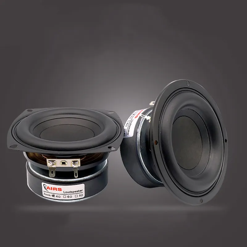 KYYSLB 4 Inch Subwoofer Speaker Unit Bass 25~50W Sound Amplifier Speaker DIY Home Audio High Power Woofer LoudSpeaker 1PCS