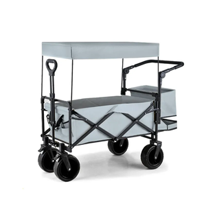 Vente en gros de chariots pliants portables multifonctionnels de grande capacité Plate-forme OEM pour le rangement du <span class=keywords><strong>jardin</strong></span>, du pique-nique et du camping en plein air - Product Image 1