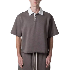 Top Quality Custom Pattern Wholesale Sublimation Printing 4-way <b>Stretch</b> UPF50+ Outdoor Performance Golf Tennis T Shirts <b>Men</b> Polo - Product Image 1