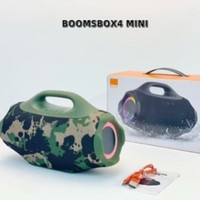 BOOMSBOX4 MINI Haut-parleur portable LED BT avec subwoofer de bureau, amplificateur de puissance tout-en-un, système audio