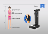 Escáner de Composición Corporal Profesional BECO GS6.5C+ con Avatar 3D y Electrodo de 8 Puntos para Evaluación Física