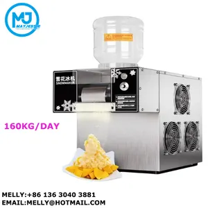 160KG/24 horas Snow Ice Flake Bingsu Machine Commercial