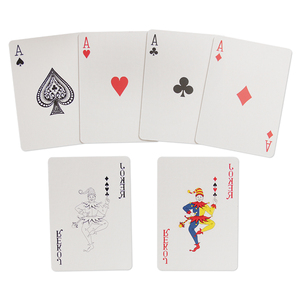 WJPC - <span class=keywords><strong>Carte</strong></span> da Gioco Personalizzate con Logo Stampato, Tipo Normale, Doppio Mazzo - Product Image 2