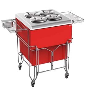 Vitrine à glace HODUWISE en acier inoxydable, comptoir de comptoir, armoire à baril, M4, petite vitrine commerciale, congélateur personnalisé pour gelato - Product Image 1