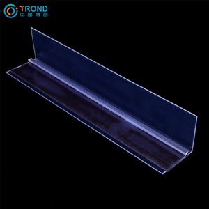 Équipement d'affichage pour supermarchés, séparateur d'étagères en plastique magnétique en forme de <span class=keywords><strong>L</strong></span> pour étagères métalliques, fournitures essentielles pour <span class=keywords><strong>l</strong></span>'entreposage - Product Image 3