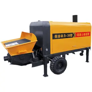 Small Mini Concrete Pump Equipment Manufacturers for sale Tow Tractor
