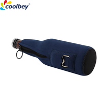 Sacs isothermes pour bouteilles en néoprène avec logo personnalisé, porte-bouteilles, isolation, fermeture éclair, refroidisseur de bouteilles de bière