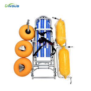 Fauteuil roulant de plage en aluminium à 3 roues, manuel, grandes roues tout-terrain, pour adultes, utilisation extérieure - Product Image 5