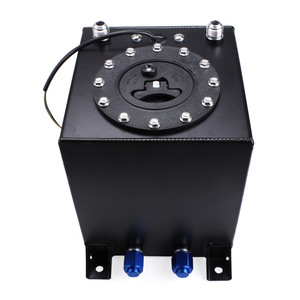 Tanque de Combustible de Aleación de Aluminio de 10L Negro con Sensor para Modificación de Autos y Drifting - Product Image 2