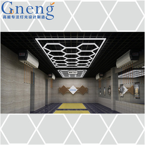 ZT1028 2.4*4.8m Carwash <strong>Light</strong> Ceiling Mounted Car Detailing <strong>Workshop</strong> <strong>Lights</strong> Hexagon Led <strong>Light</strong> - Product Image 4