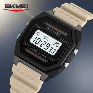 <span class=keywords><strong>นาฬิกา</strong></span>ข้อมือดิจิตอล <span class=keywords><strong>SKMEI</strong></span> 2640 สำหรับผู้ชาย <span class=keywords><strong>สาย</strong></span><span class=keywords><strong>นาฬิกา</strong></span>กันน้ำ 50 เมตร <span class=keywords><strong>นาฬิกา</strong></span>อิเล็กทรอนิกส์ ฟังก์ชั่นจับเวลา <span class=keywords><strong>นาฬิกา</strong></span>ทรงเหลี่ยมสไตล์เรโทรสำหรับธุรกิจ - Product Image 1