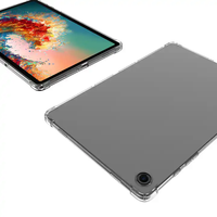 Housse transparente pure anti-chute à quatre coins pour Samsung Galaxy Tab A9 8.7 X110 X115 étuis pour tablette minces en TPU souple et transparent