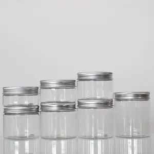 Thick Plastic Jar 16oz 500ml 12 Ounce Wide Round Mouth Thick Clear Plastic Storage Bottles And Pickle Jars 300ml