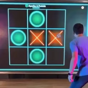 Jeux sportifs interactifs numériques pour fêtes, projection interactive infrarouge, système de jeu XOX, jeux de société Tic-Tac-Toe, jeux de football muraux - Product Image 2