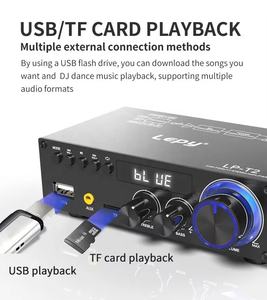 2025 lepy t2 hifi כוח מגבר bt5.1 סטריאו 2 ערוץ מובנה פענוח אודיו usb כרטיס tf - Product Image 2