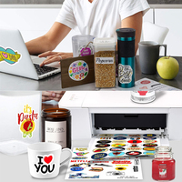 YESION Stiker Pvc Perekat Diri, Kertas Stiker Vinyl A4 A3 MATTE Tahan Air Dapat Dicetak Pabrik Inkjet