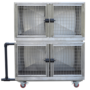 Aeolus hayvan paslanmaz çelik kulübesi evcil hayvan kafesi köpek drenaj kafes hızlı kuruyan kafes - Product Image 1