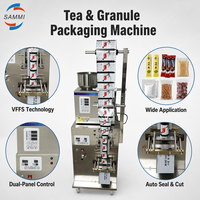 Machine automatique d'emballage de remplissage de poudre de grains de joint arrière d'épices Machines d'emballage multifonctionnelles de sachet de thé de café