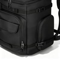 Sac à bottes de ski gonflable imperméable 65L, sac à dos de snowboard robuste pour casque, lunettes, voyages aériens, sports d'hiver, sac en polyester