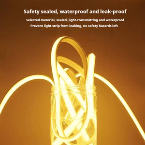 Siêu sáng COB LED dải ánh sáng ngoài trời không thấm nước tự dính Silicone trần trang trí dải ánh sáng RGB màu linh hoạt dòng - Product Image 3