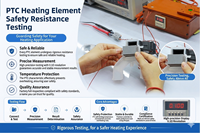 Élément chauffant PTC pour aspirateur robot, anti-buée et contrôle de la température de la batterie, solution de chauffage PTC personnalisée OEM
