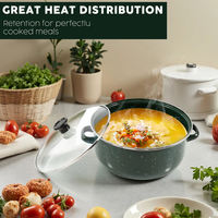 Ensemble de 6 mini-casseroles modernes noires à manche court en fonte émaillée, compatibles four/micro-ondes, adaptées aux cuisinières à gaz/à induction