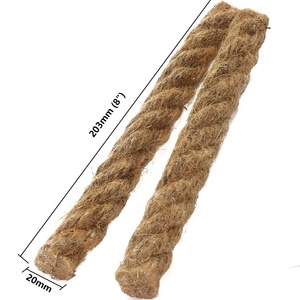 Cuerda extralarga de 8 pulgadas para suministros de emergencia, utensilio <span class=keywords><strong>Tinder</strong></span> Natural, supervivencia, fuego - Product Image 4