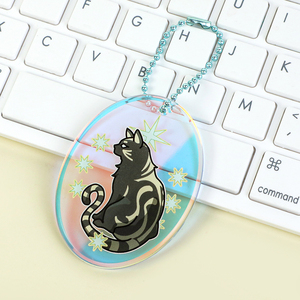พวงกุญแจเคลือบอีพ็อกซี่ลายการ์ตูนน่า<span class=keywords><strong>รัก</strong></span> สไตล์ใหม่ สีสันสดใส ปั๊มฟอยล์ สร้างสรรค์  แบบกำหนดเองได้ - Product Image 4