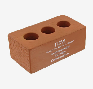 Ladrillo Antiestrés con Cavidades Impresas, Juguete Promocional de Construcción, Regalo Novedoso - Product Image 2