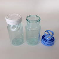 Bouteille effervescente à bouchon à printemps, flacon de 50ml, sans BPA, de qualité alimentaire, bouteille pour tablette effervescente, pour animaux domestiques