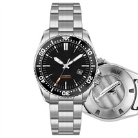 Montre pour hommes de haute qualité, basse quantité minimale de commande mc 20atm 8215, pour plongée mécanique et automatique en acier inoxydable, vente en gros de 50 pièces