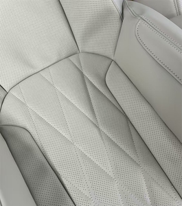 <span class=keywords><strong>Coprisedili</strong></span> Premium in Pelle Originale con Motivo a Rete Diamantata <span class=keywords><strong>per</strong></span> Toyota Land Cruiser 200 2016 DOS - Product Image 2