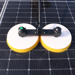 Robot Limpiador de Paneles Solares con Cepillo Giratorio de Doble Cabezal para Limpieza de Paneles Fotovoltaicos y Vidrios, Ecológico, con Certificación CE - Product Image 6