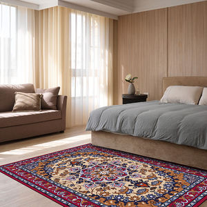 Роскошный мусульманский молитвенный коврик середины века стильный и прочный 3d прикроватный ковер с принтом для домашнего декора - Product Image 2