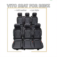 Siège aérodynamique en cuir modifié pour Kia Van et voiture sur le thème de l'avion Élégant et confortable