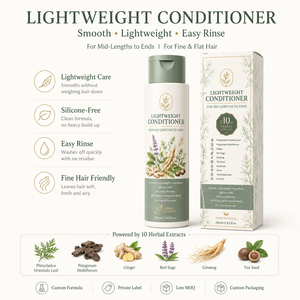 Acondicionador de Cabello Ligero Sin Silicona OEM ODM para Cabello de Longitud Media a Puntas, Fácil de Enjuagar, Marca Privada - Product Image 4