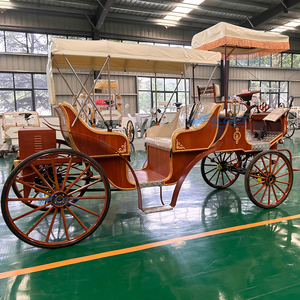 Special Transportation Electric Horse Carriage Multi-row Sightseeing Carriage Royal Wooden Carriage for Sightseeing - Product Image 6
