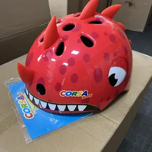 安全のための高品質の子供かわいい動物漫画ヘルメット自転車キッズヘルメット