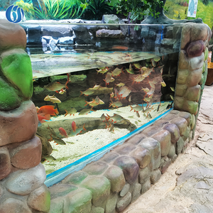 Akuarium kolam laut bening tidak beraturan, akuarium plastik akuarium ikan akrilik besar - Product Image 3