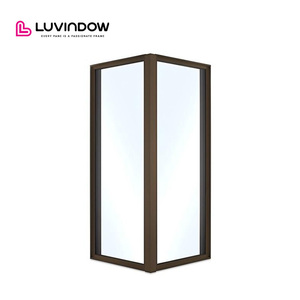 Fenêtres en aluminium à baie fixe texturée à double vitrage Low-E, isolées thermiquement, les plus vendues - Product Image 6