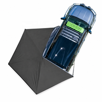 Auvent latéral de voiture autoportant 270° 2M, imperméable, rétractable, abri de toit pour SUV tout-terrain, camping portable