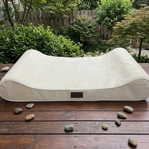 Lits orthopédiques pour chiens <span class=keywords><strong>ETRIP</strong></span> PET, luxe, modernes, classiques, lavables, blancs, pour chiens de grande et moyenne taille, housse amovible, durables et écologiques - Product Image 3