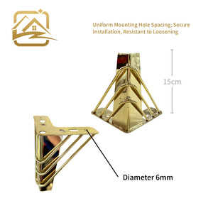 <b>sofa</b> leg factory Multiple heights golden wire leg metal <b>sofa</b> legs iron furniture legs durable for <b>sofa</b> bed and cabinet - Product Image 3