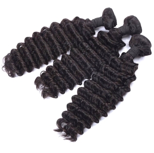 Vendor Grosir Ekstensi Rambut Manusia Brazil 100% Asli Dengan Penutup Depan Berbahan Lace, Rambut Mink Mentah Dengan Kutikula Tersusun Rapi, Model Weft - Product Image 2