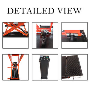 Cric hydraulique mobile à ciseaux de 3000 kg, 1,4 m, certification CE, mobile, 1,2 m, position intermédiaire, Fanbao QJY-S2E, moteur 2,2 kW, automobile - Product Image 3