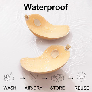 הגעה חדשה חזיית סיליקון מנגו גביע שד דבקה דק חזק בלתי נראה מוצק עד תחתונים לנשים - Product Image 3