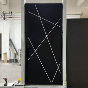 Porte de sécurité en acier de style européen 36x80 Porte d'entrée principale en une seule pièce pour la maison Entrée principale pour portail Porte en métal de sécurité - Product Image 6